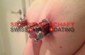 Harte Nippel Tortur in der Schweiz.